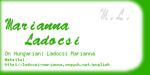 marianna ladocsi business card